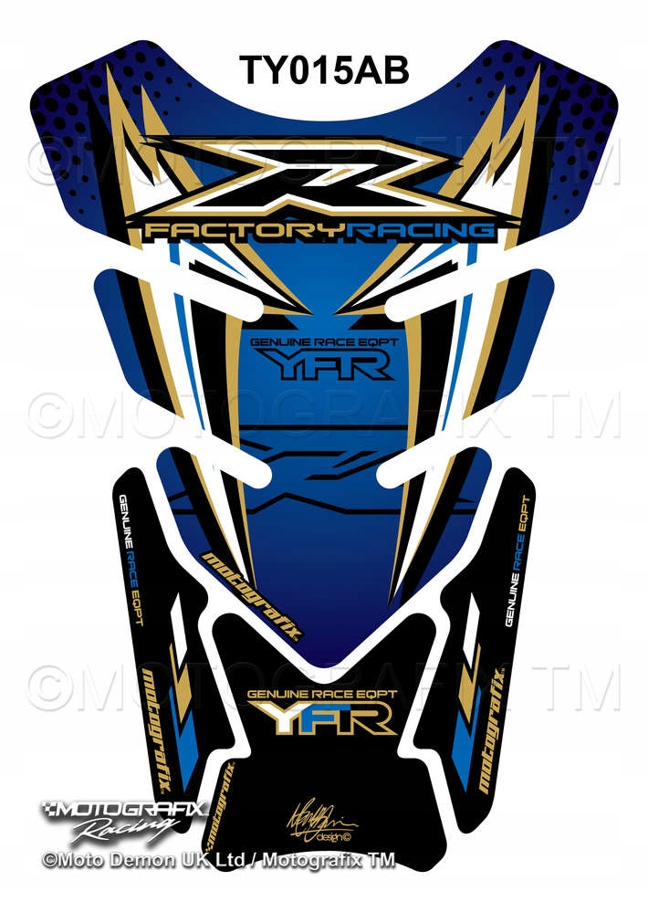 TANKPAD MOTOGRAFIX Yamaha YZF R1 / R6
