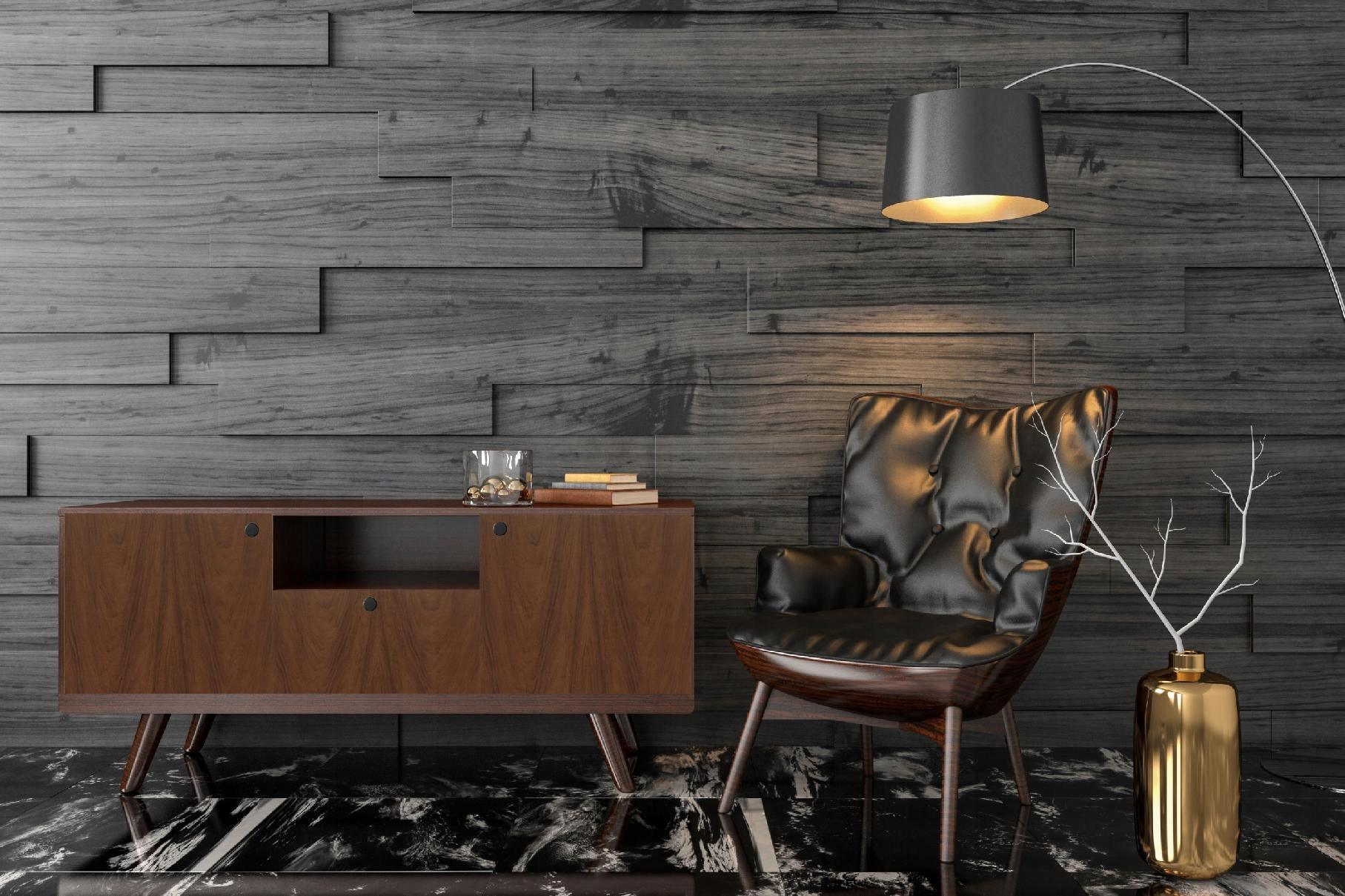 OKLEINA MEBLOWA SAMOPRZYLEPNA 45x50 ORZECH CIEMNY Motyw drewno