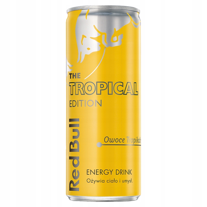 12 Sztuk Red Bull 250ML Tropical Puszka