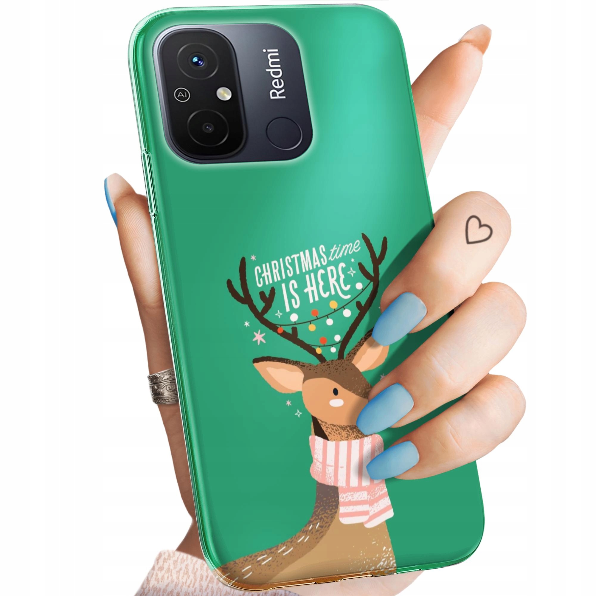 Etui Do Xiaomi Redmi 12C Świąteczne Christmass Święta Obudowa Case