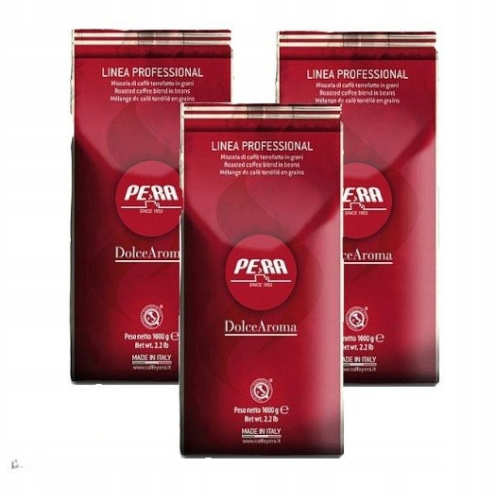 Levně Káva zrnková Pera Dolce Aroma 100% Italská káva, sada 3 kg