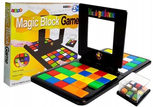 

Gra Magiczne Bloki Kolorowe Kostki Kwadrat