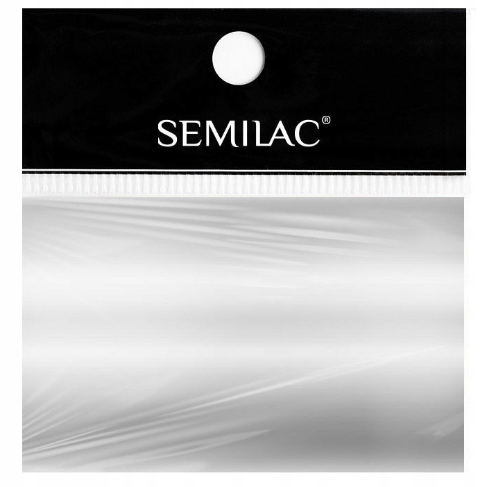 SEMILAC Folia transferowa do paznokci 01 Silver srebrna foil