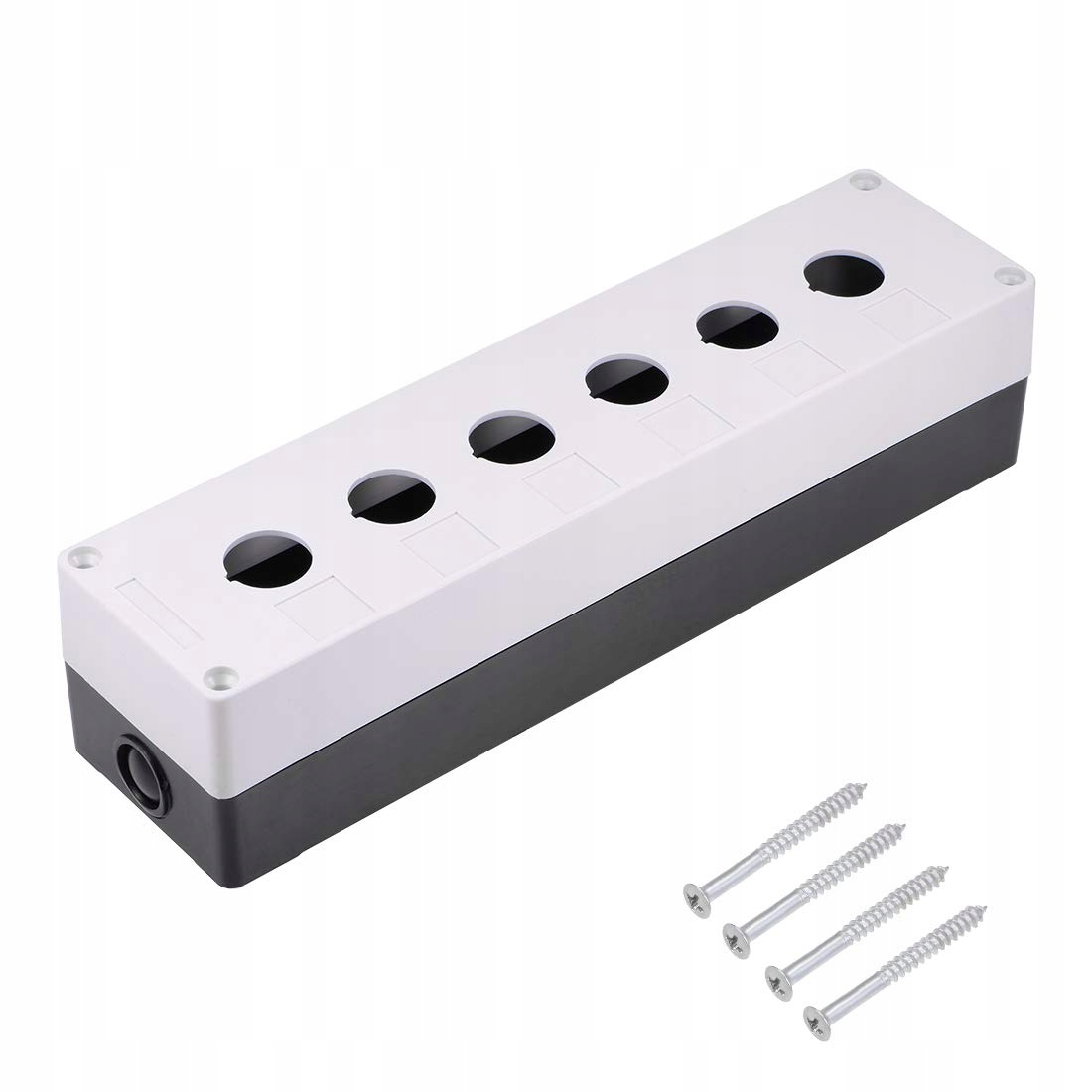 

Kaseta sterownicza obudowa biała 6x otwór 22mm