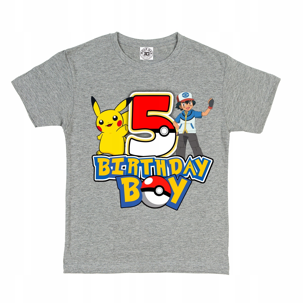 

Dziecięca Koszulka Na 5 Urodziny Pikachu Pokemon