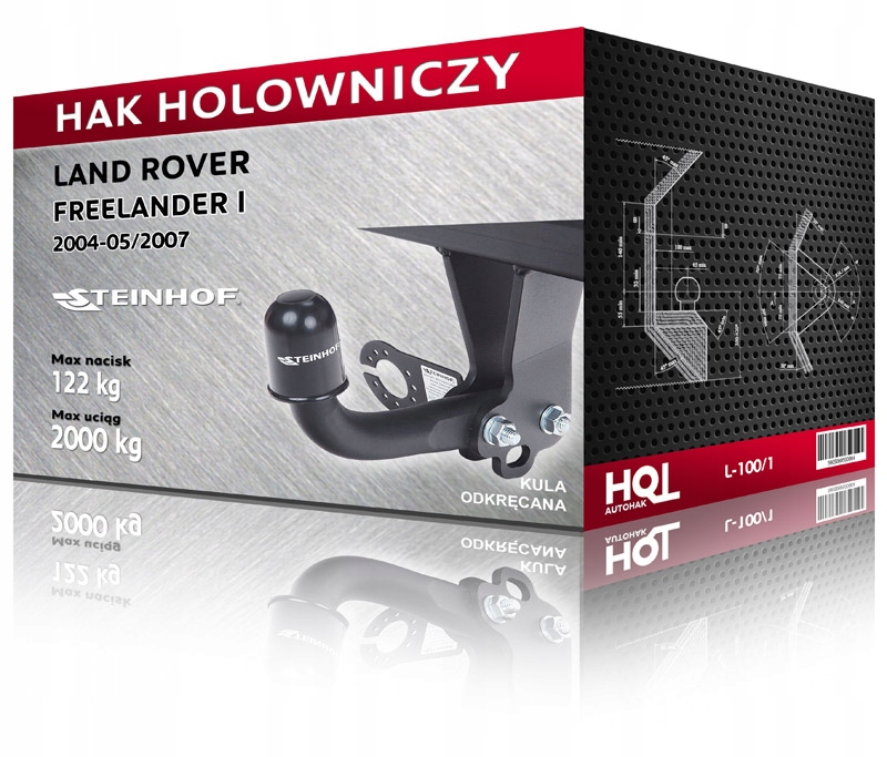 Hak holowniczy Land Rover FREELANDER I 04-07