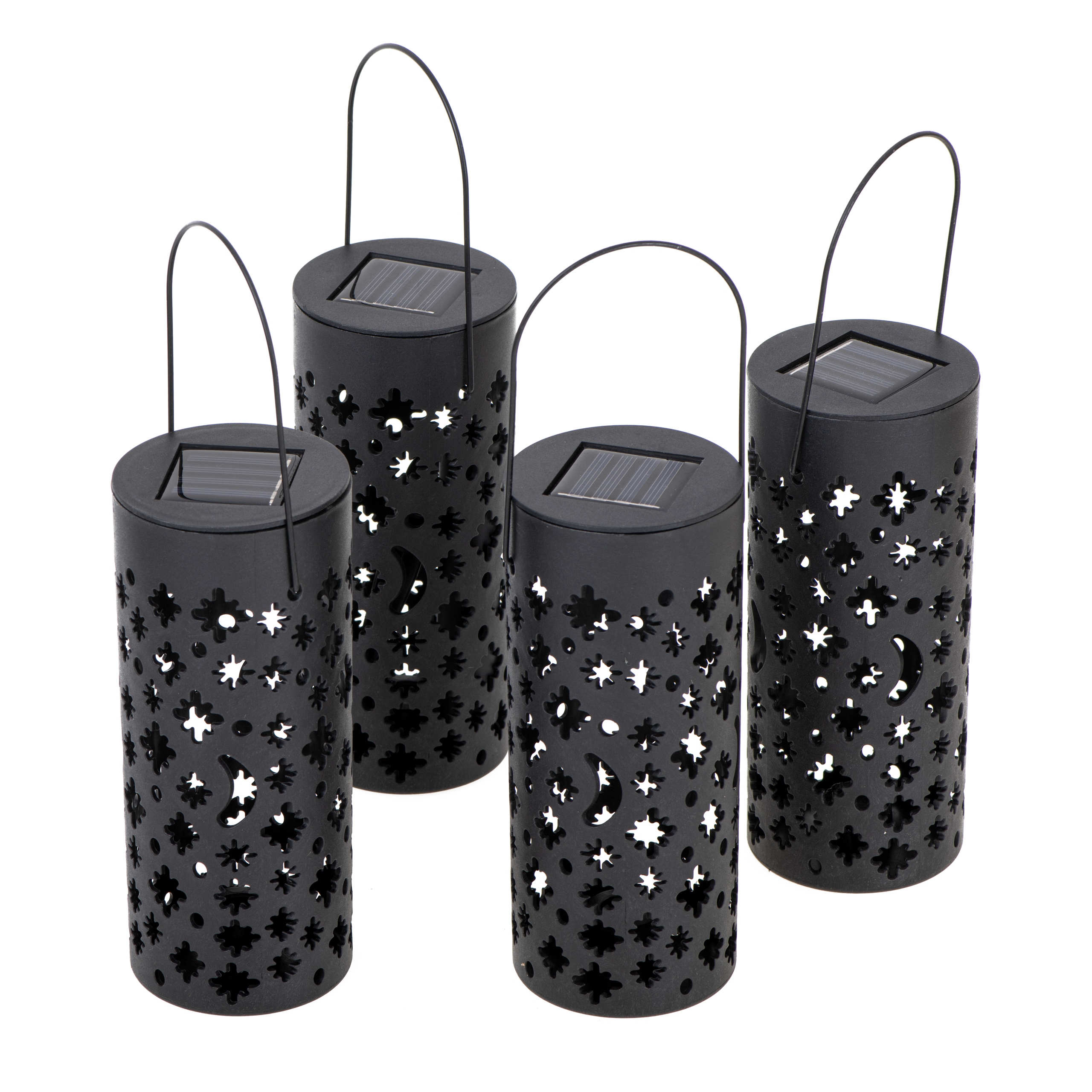 

4X Lampy Solarne Ogrodowe Lampiony Lampa Do Ogrodu
