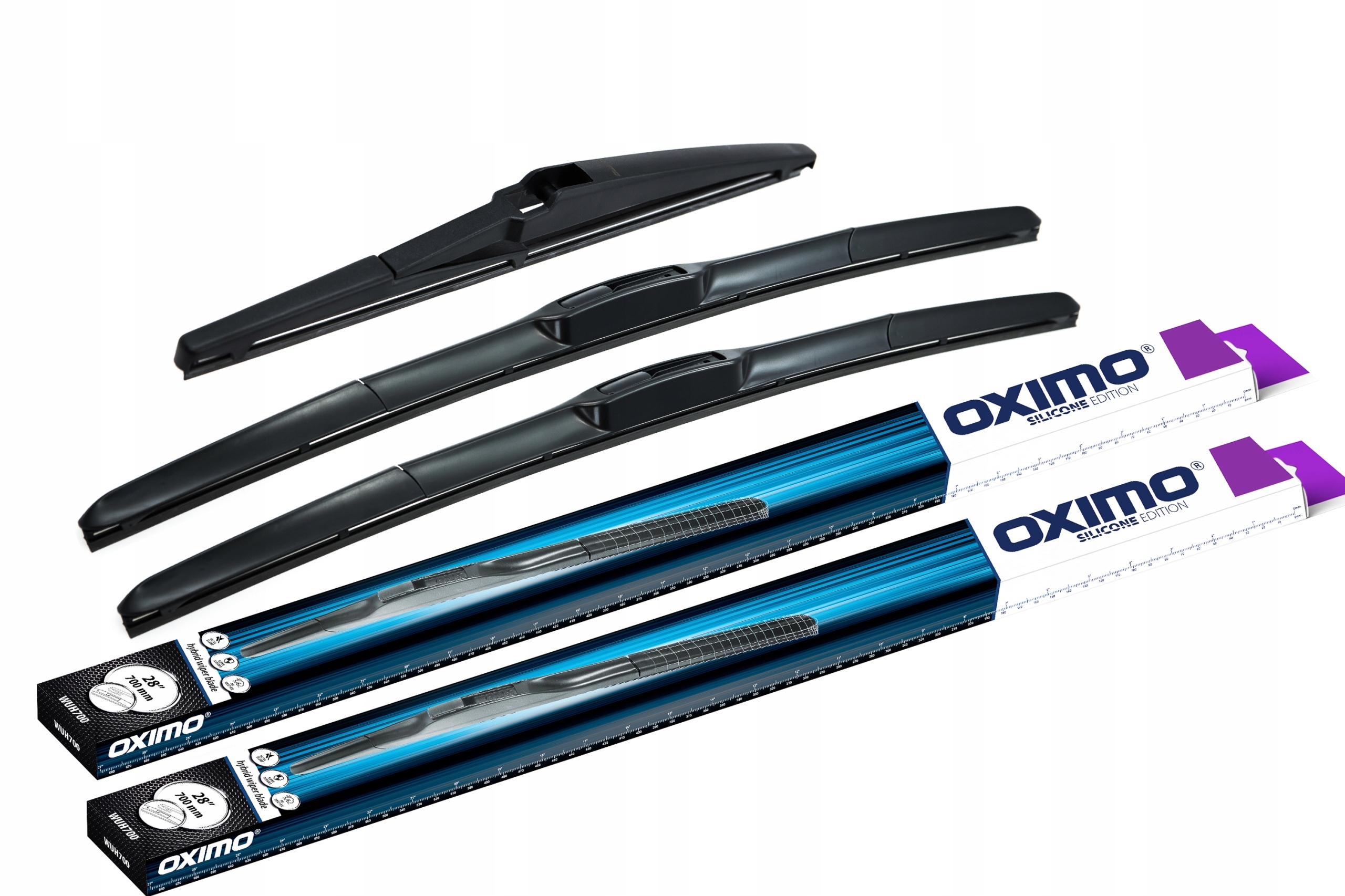 

Wycieraczki hybrydowe Suzuki Baleno 2016- tył