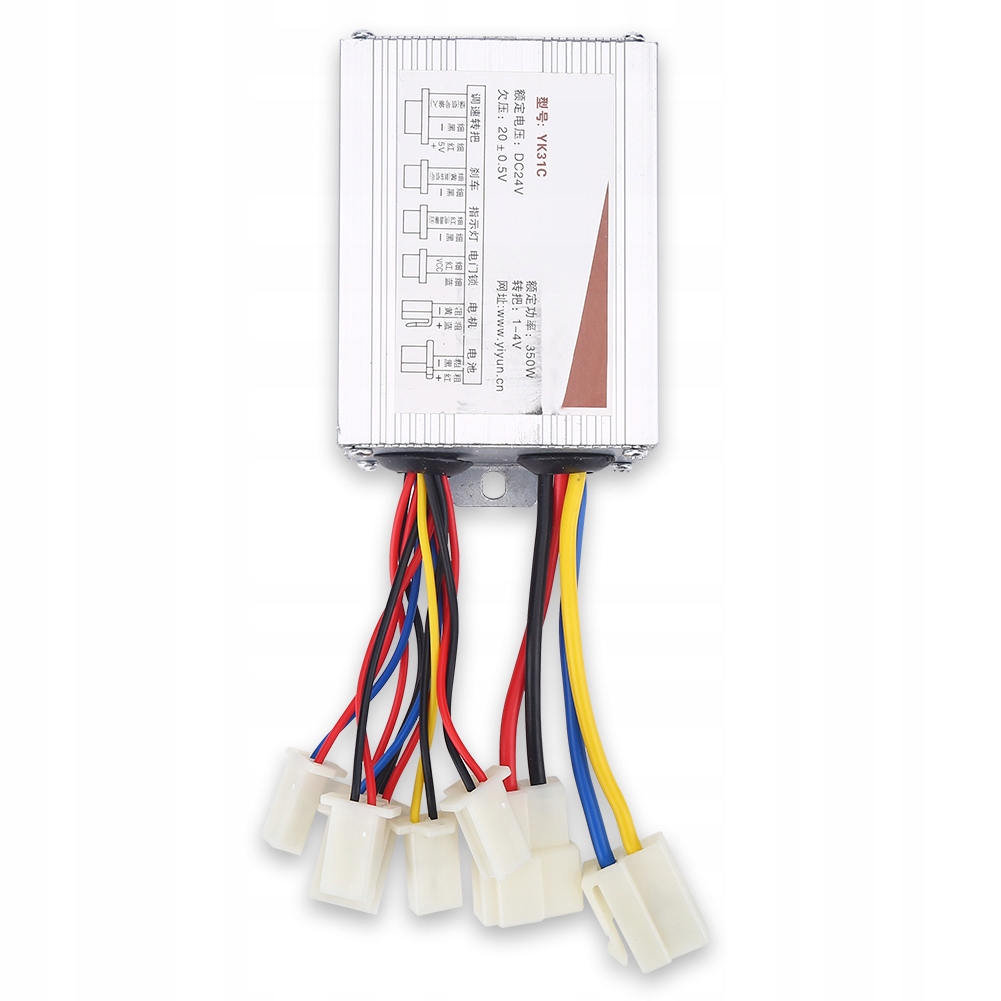 Szczotkowy Sterownik Silnik 24V 350W Silnika