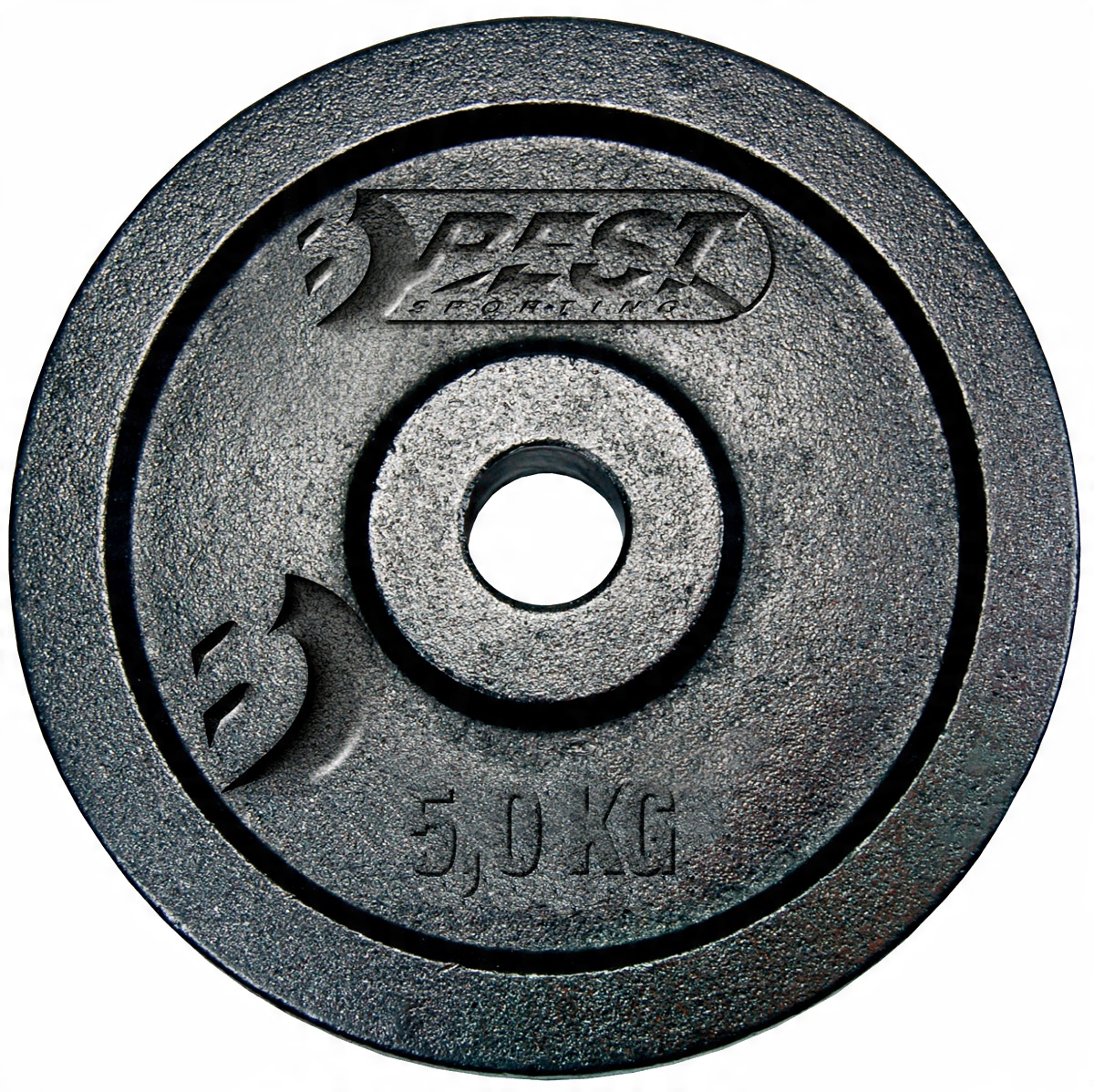 

Żeliwne 5kg obciążenie Kawmet na gryf 30mm Talerz