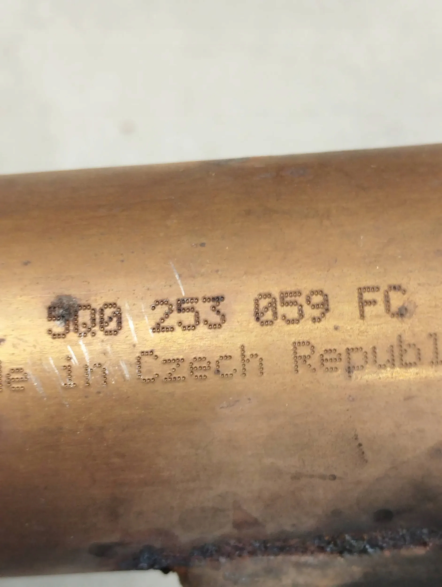 Audi A3 8V 1.6 TDI pipe exhaust 5Q0253059FC