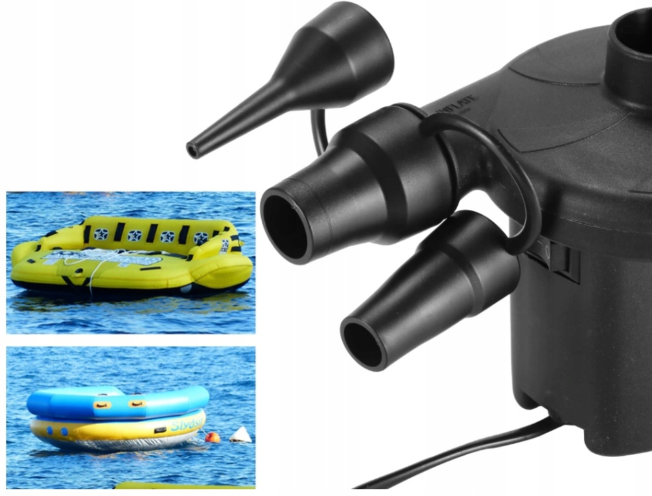 POMPKA ELEKTRYCZNA 12V 230V DO MATERACY 2 W 1 Marka Pan i Pani Gadżet