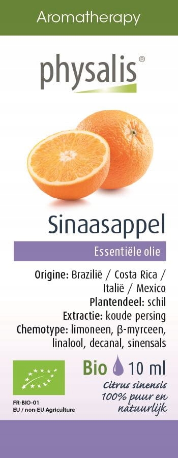

Olejek Spożywczy Pomarańcza Bio 10 ml Physalis