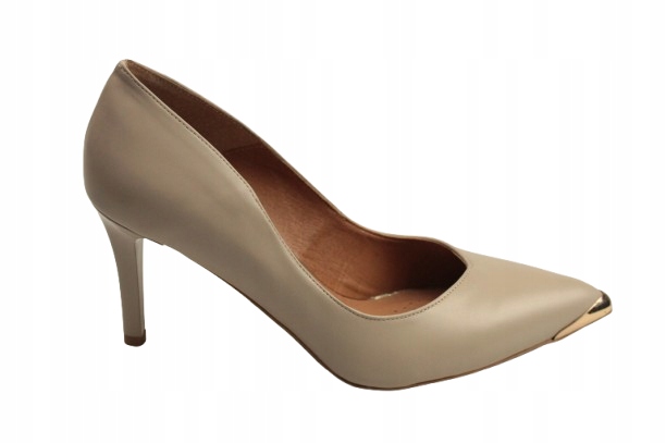 Boty Prestige 2241/SZP vel.36 Béžová Lico Módní Výstupní Nosek Polský