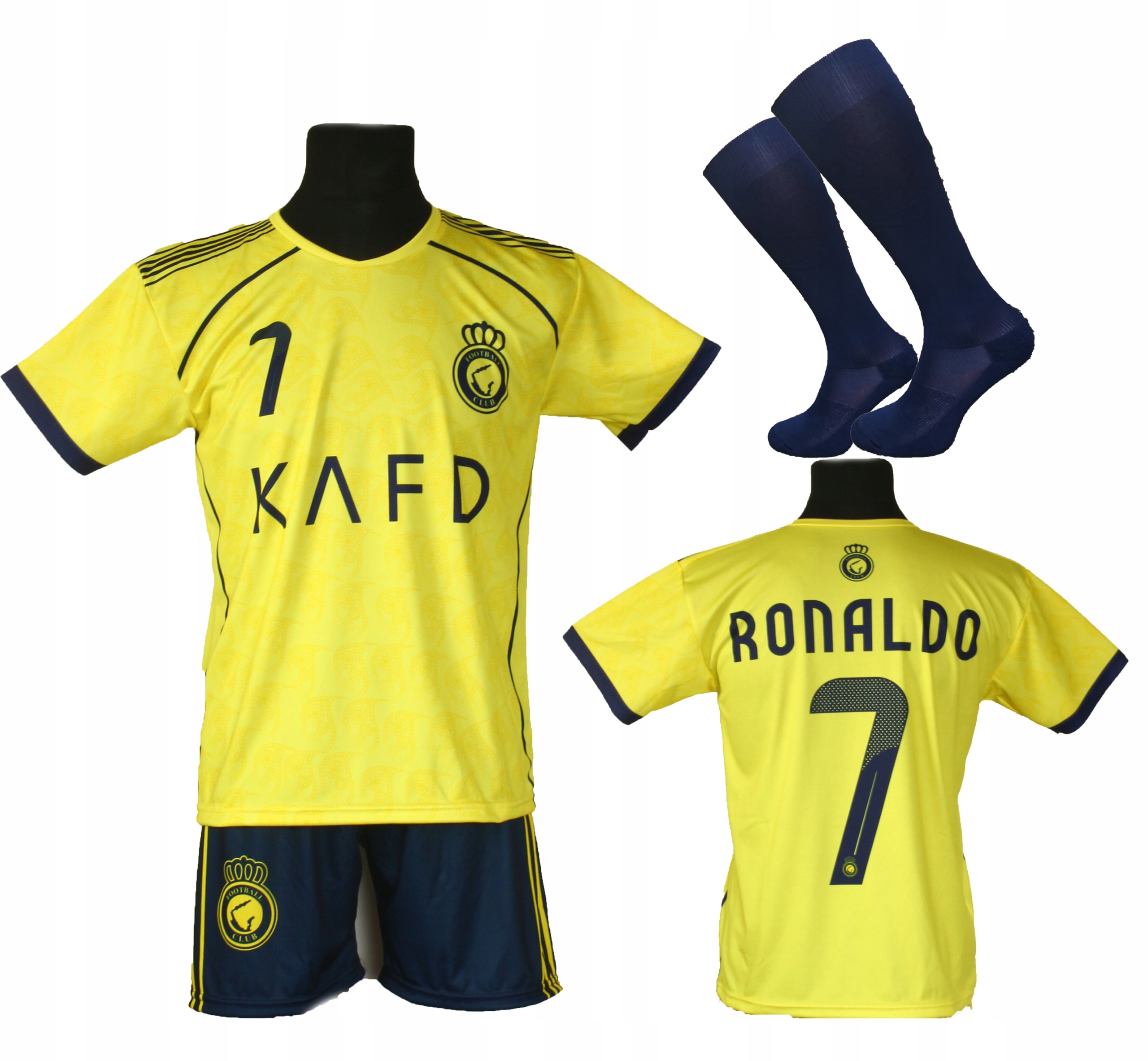 Ronaldo komplet sportowy strój piłkarski Al Nassr Bg 134