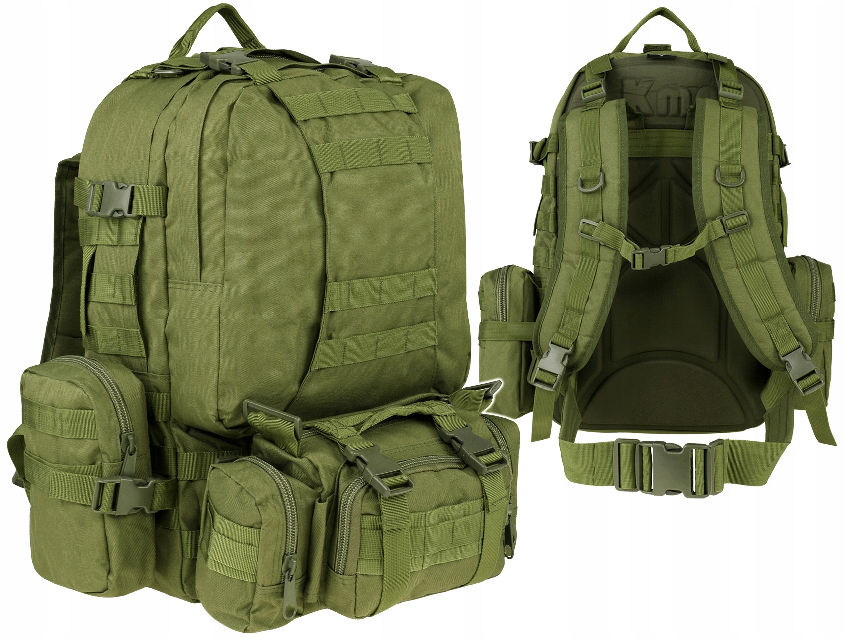 

Plecak Męski Wojskowy Dominator 50L Olive