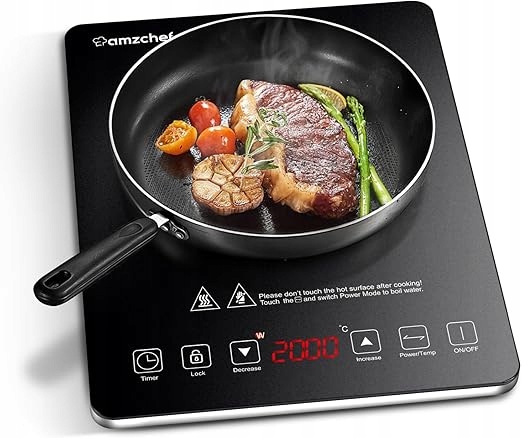 Přenosná indukční varná deska Amzchef CB16 Přenosný sporák Amzchef