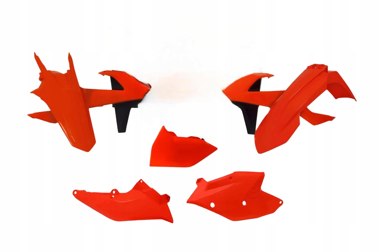 Sada Plastov Rtech Neon Orange Ktm Exc-f Exc Tpi Xc-w 125 500 17-19 Ktm