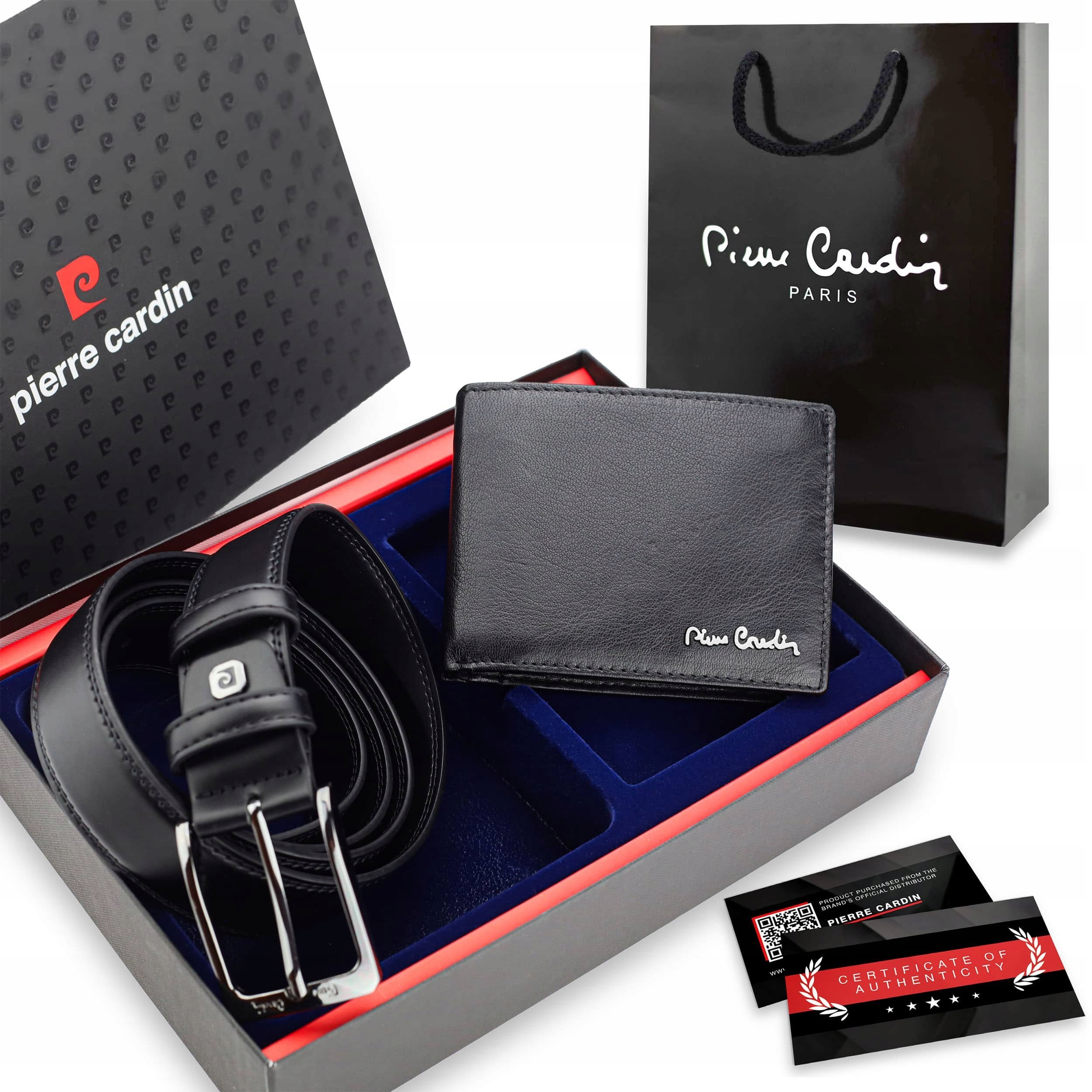 Pánská peněženka Pásek Pierre Cardin Dárková Sada Kabelka Certifikát 130
