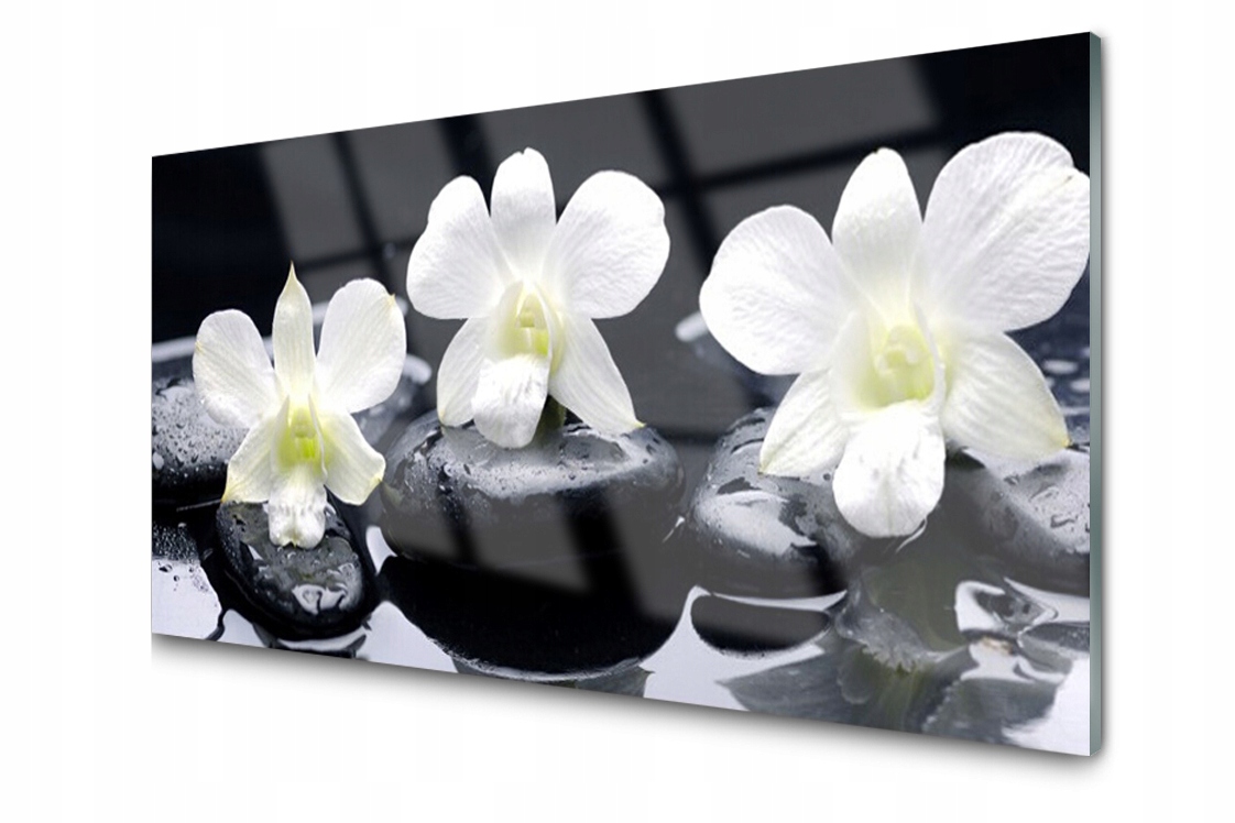 

Panel szklany dekor Kwiat Roślina 120x60 + Klej