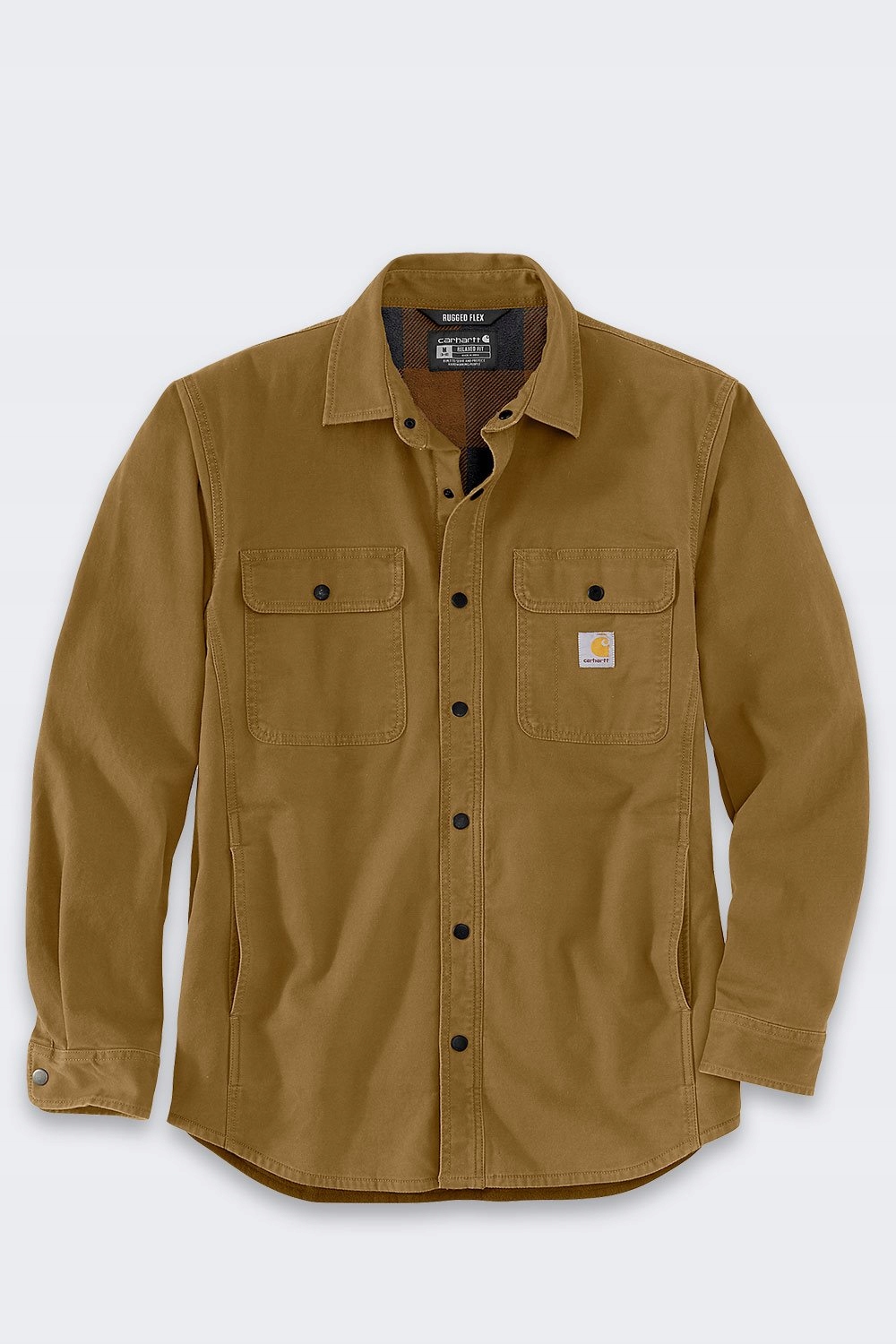 Košile Carhartt Rugged Flex Canvas Fleece Oak