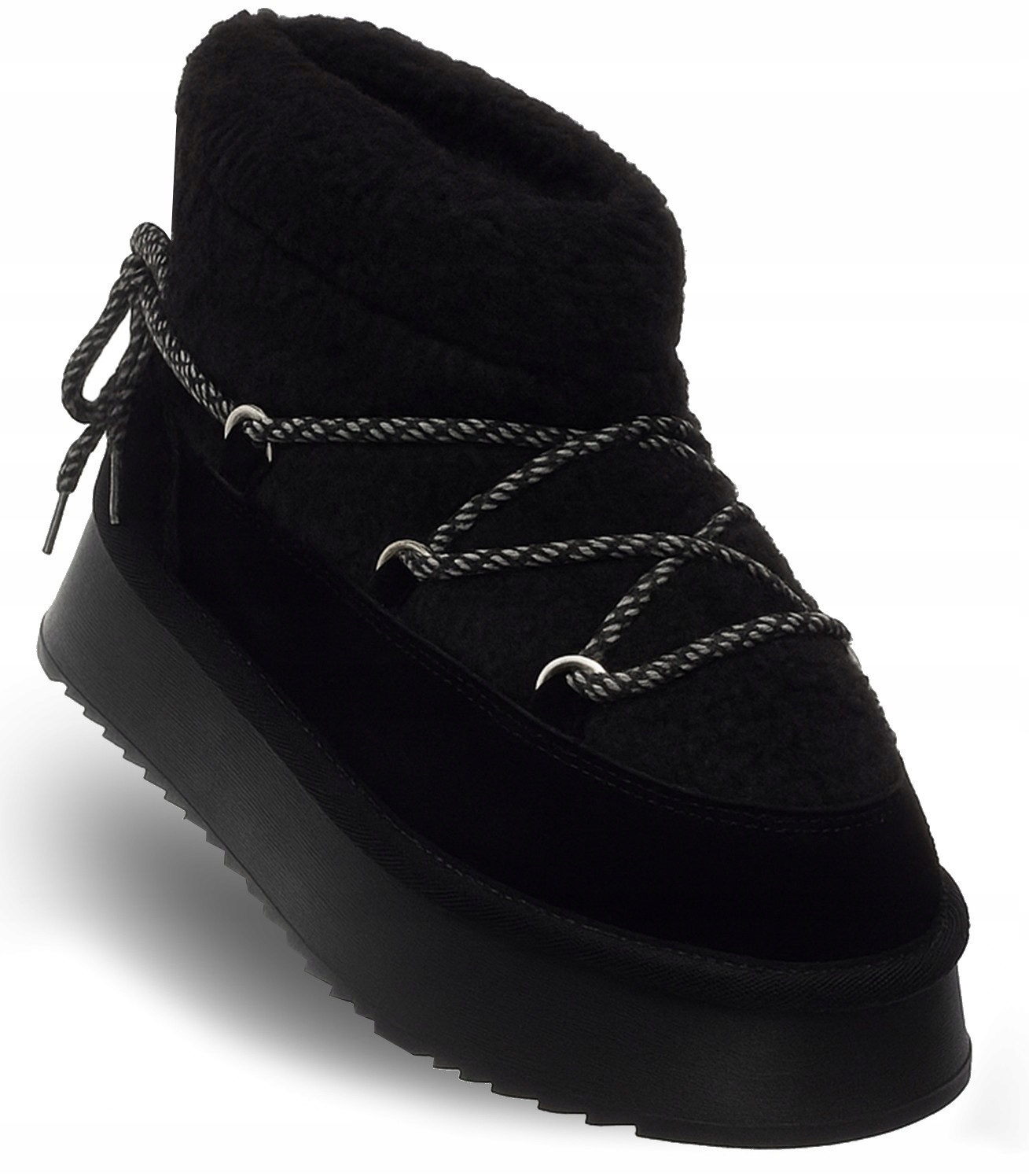 Solo Soprani Dámské Sněhule Černé kotníkové boty zateplené SSW521P71/02 35