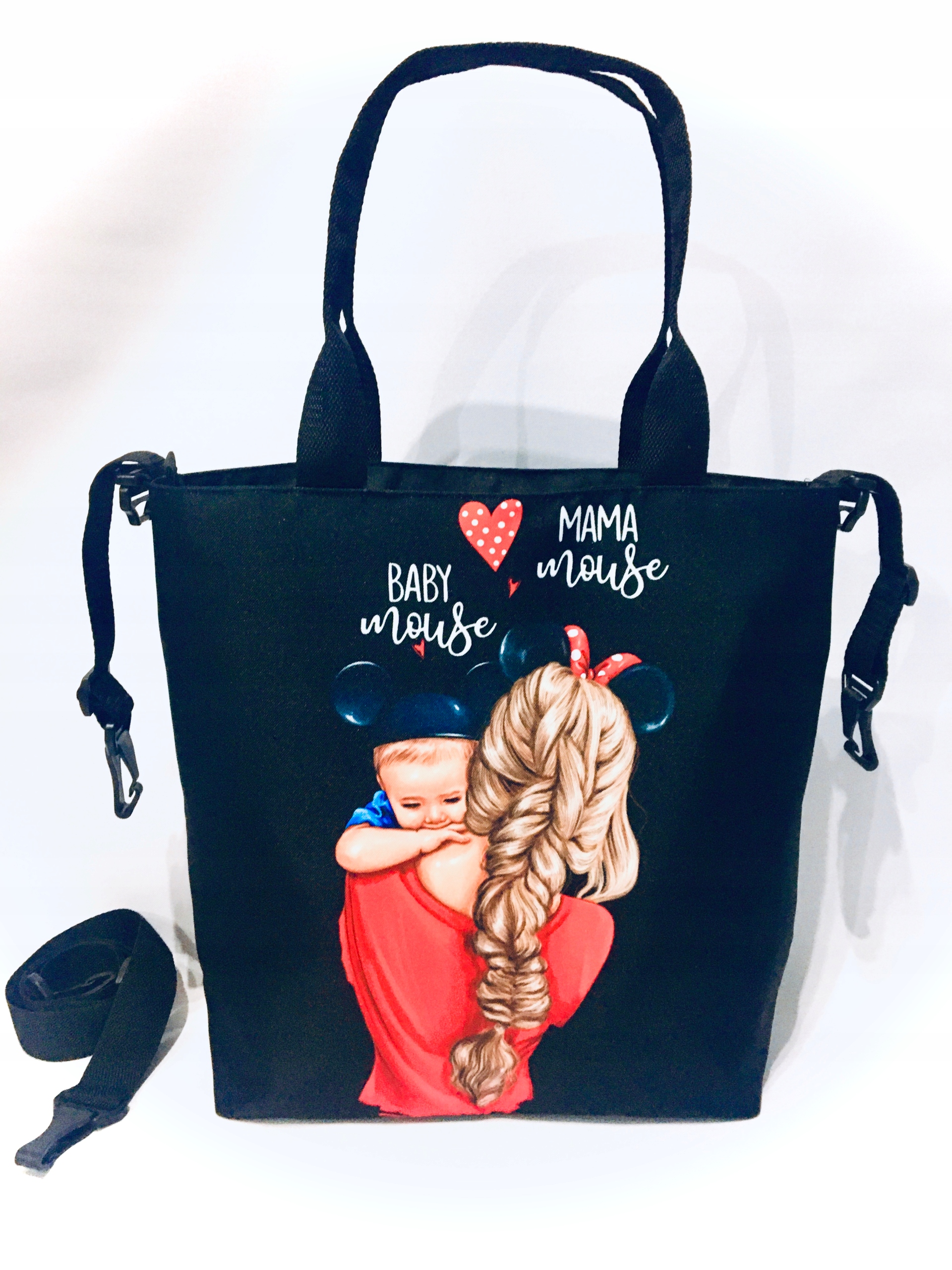 TORBA DO WÓZKA ORGANIZER MAMA MOUSE BLOND I SYNEK