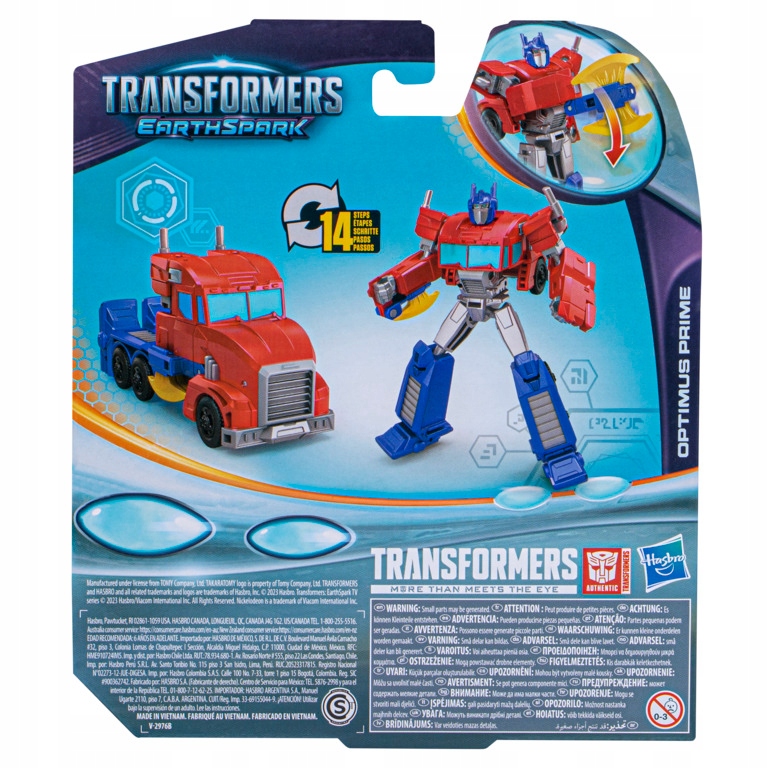 TRANSFORMERS EARTHSPARK WARRIOR OPTIMUS PRIME Liczba sztuk 1 szt.
