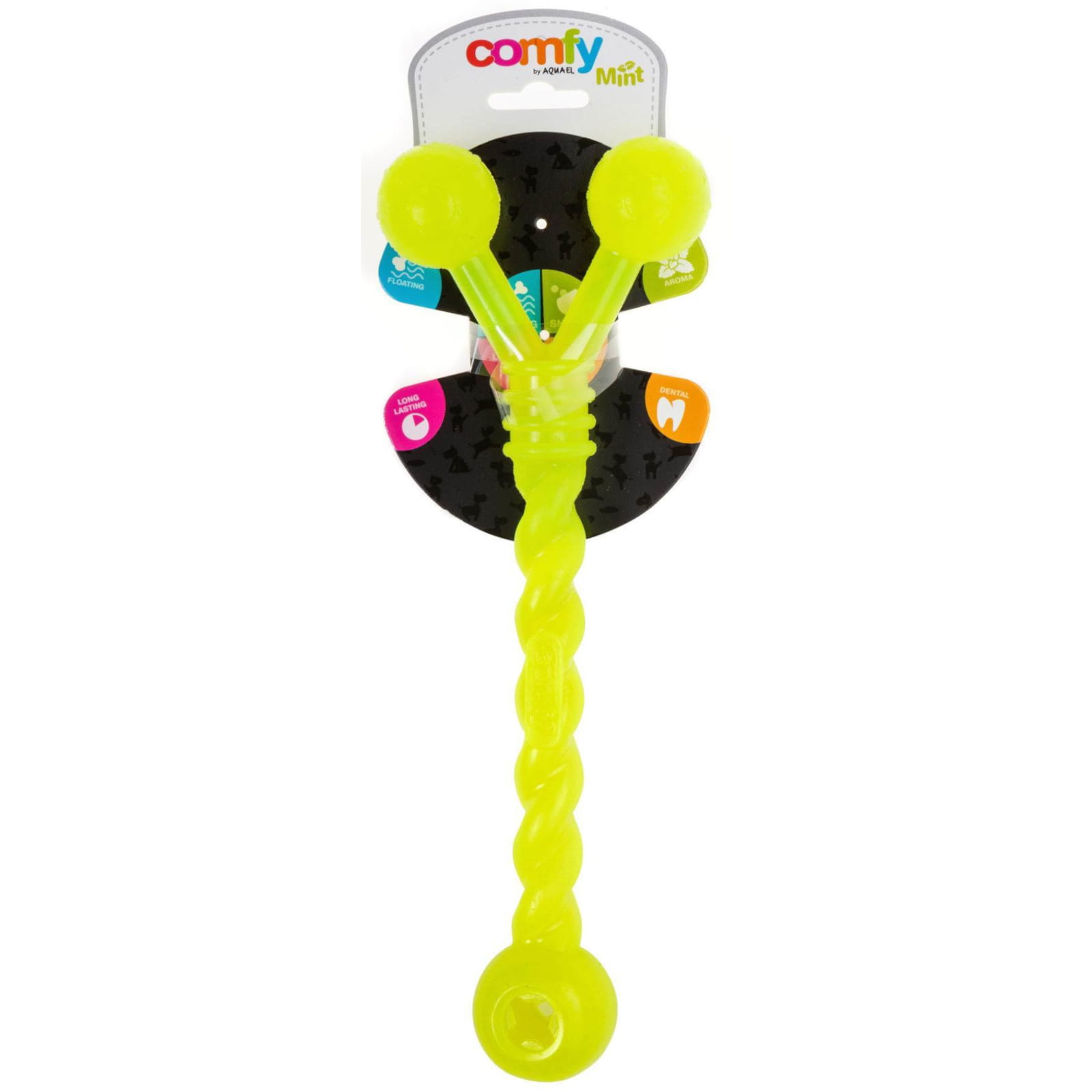 

Zabawka psa gryzak dentystyczny 30cm Comfy Limonka
