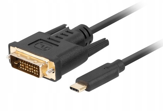 

Kabel Usb C DVI D Dual 4K 30Hz 1080p 120Hz 1m