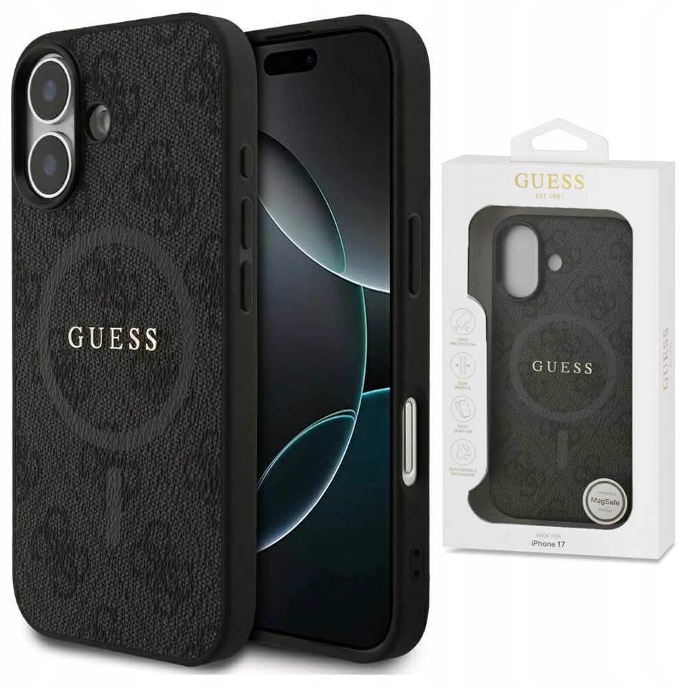 Originální pouzdro Guess pro MagSafe, módní zadní kryt pro Apple iPhone 17