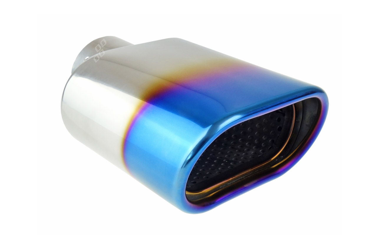 Koncovka Výfuku Tlumiče Chrom Opálená 33-50 mm