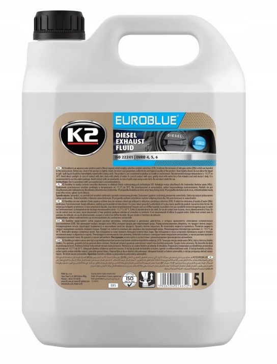 Roztwór wodny mocznika (Adblue) K2 Euroblue 5L lejek K2 EB5
