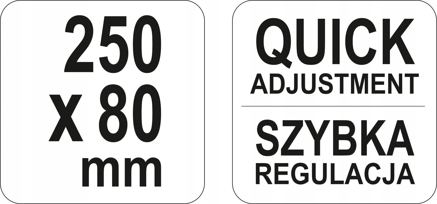 YATO ŚCISK STOLARSKI SPAWALNICZY ŚCISKI KUTY ZE STALI 250x80mm YT-64111 Kod producenta YT-64111