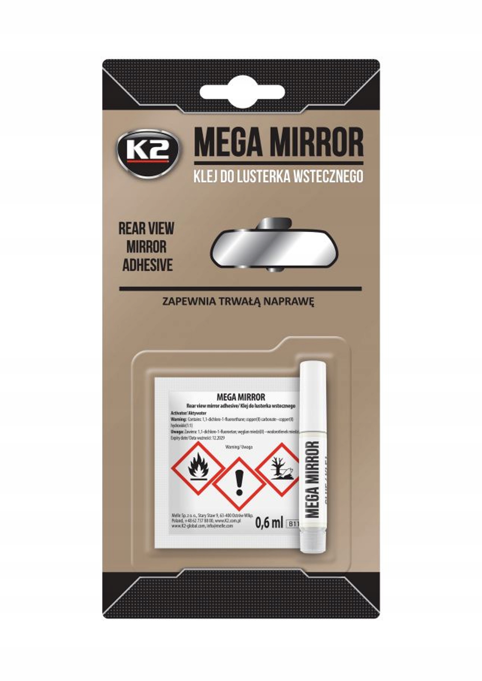 

K2 Mirror Klej Do Lusterka Wstecznego 6 ML