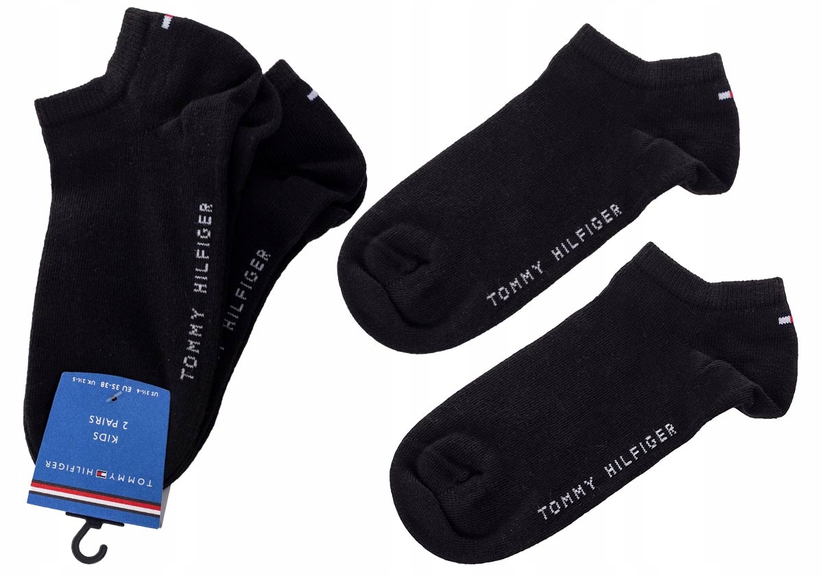 

Tommy Hilfiger Skarpetki Stopki 2P Black r. 27-30