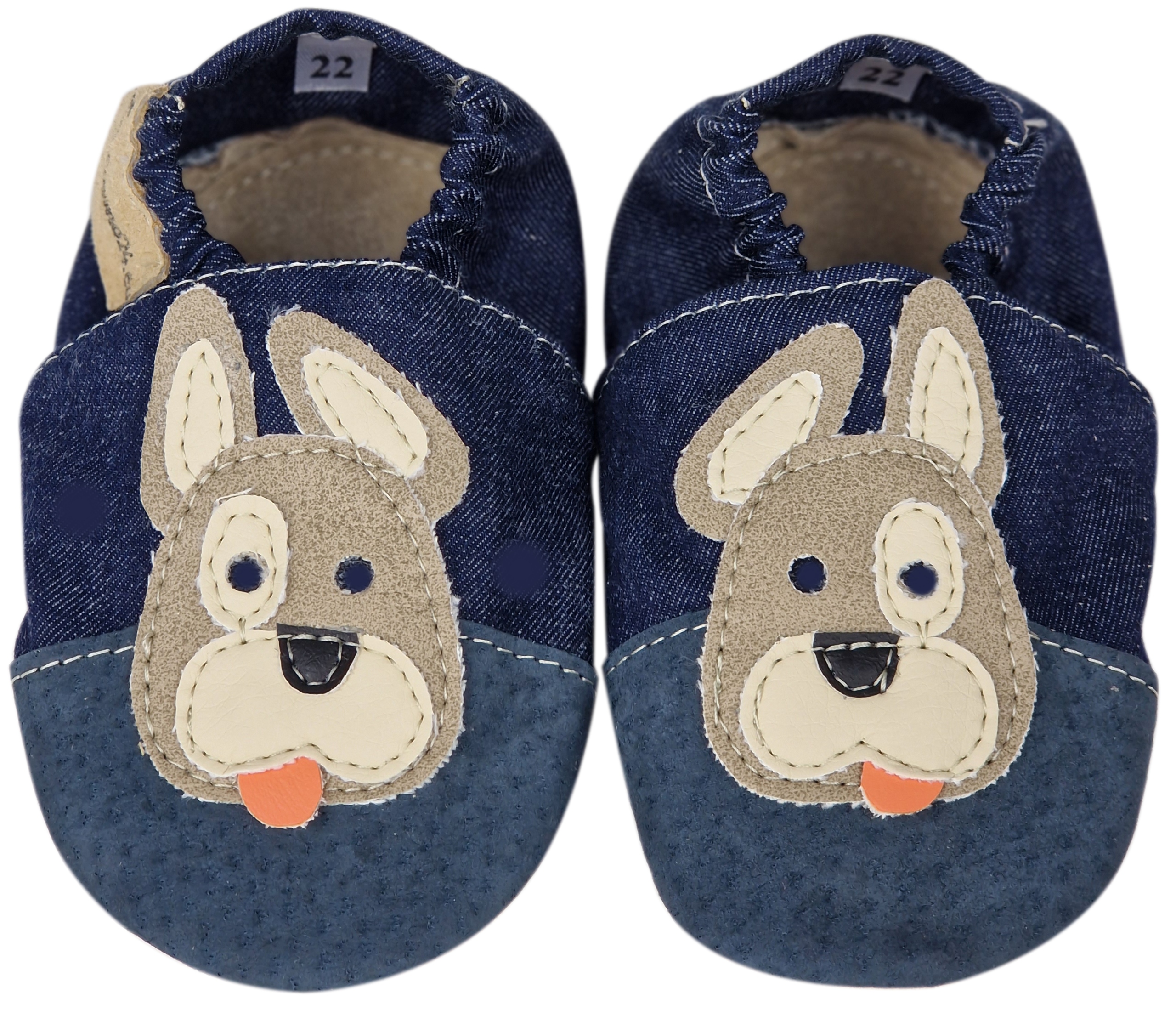 

Kapcie dreptulki paputki ciapki jeans z psem R.34