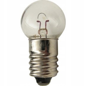 ŻARÓWKA E10 2,5V 0,3A BIAŁA WKRĘCANA DO LATARKI