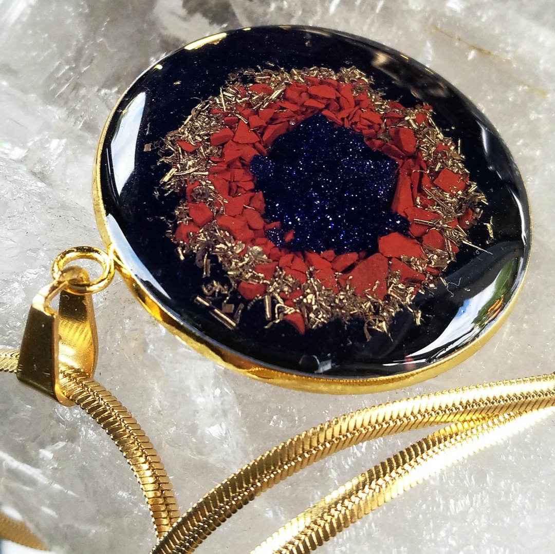 Orgonit Zářič 5G Turmalín Jaspis Noc Káhiry