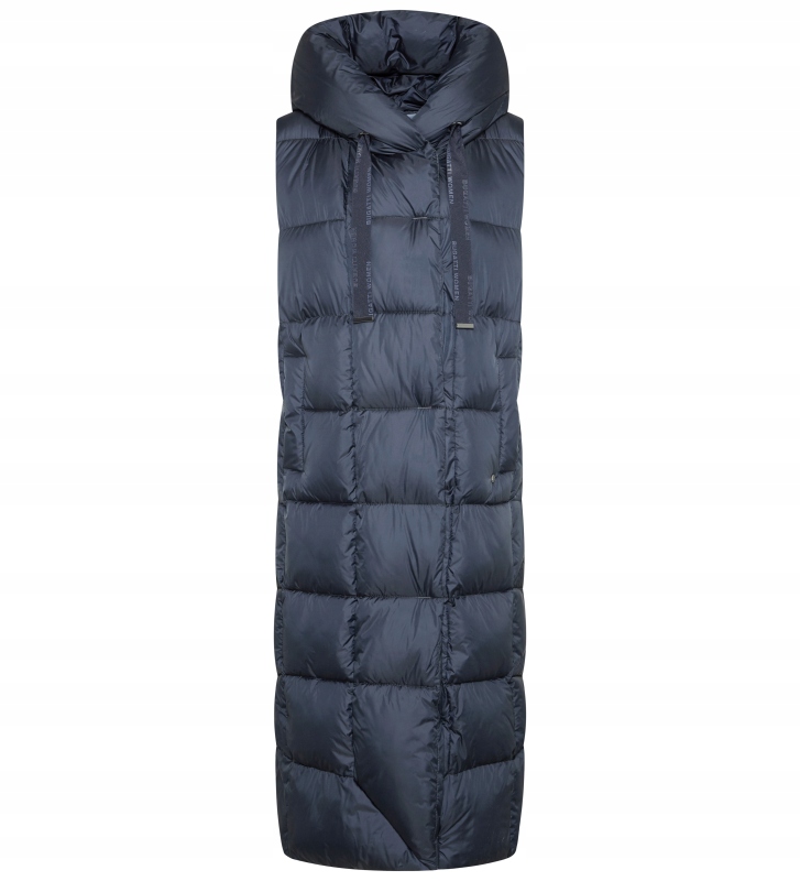 Bugatti Tmavě Modrá Péřová Vesta S Patentkami 48 6BB