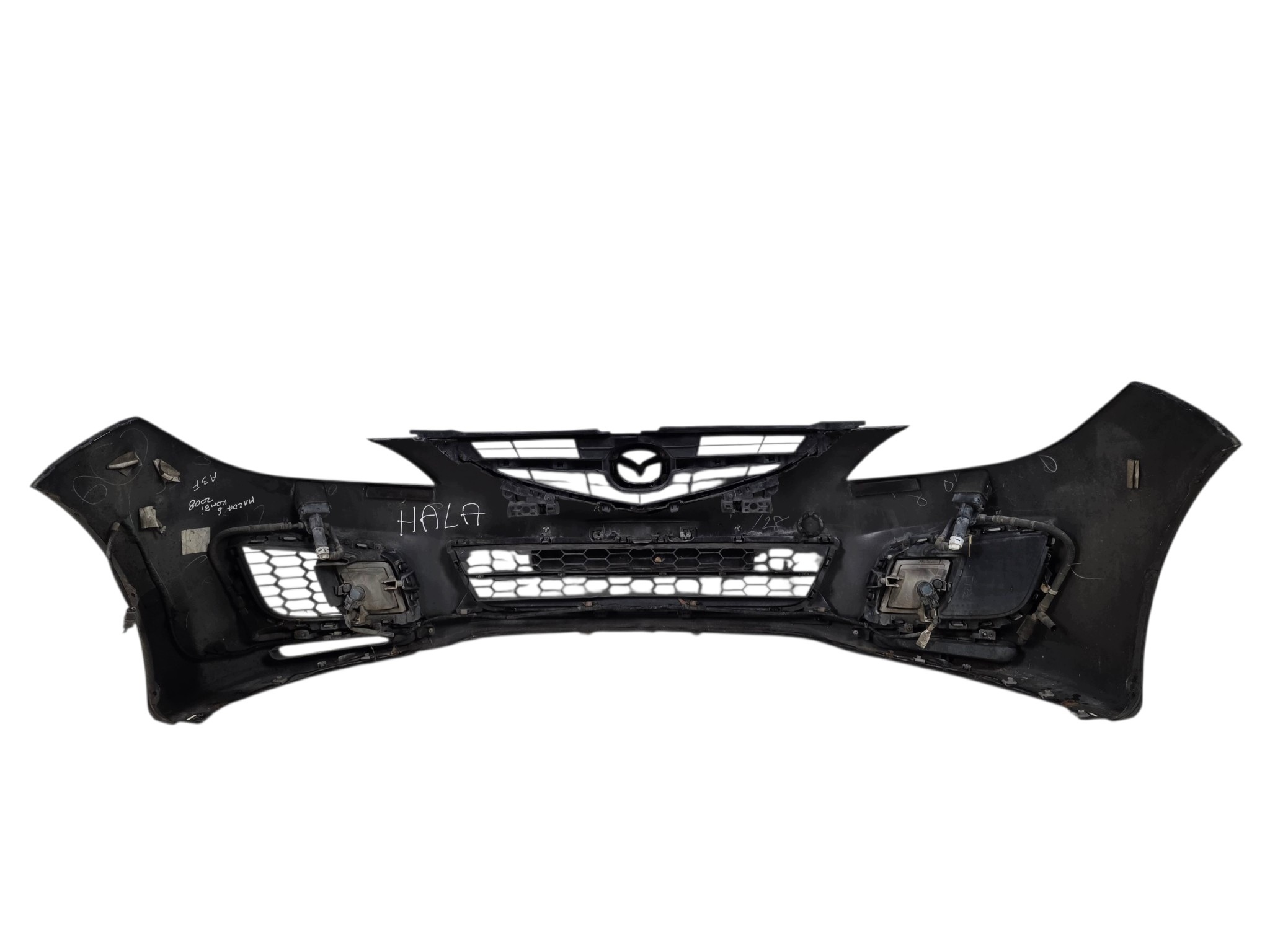 MAZDA 6 VI GH 2008 front bumper complete washers ORG. A3F