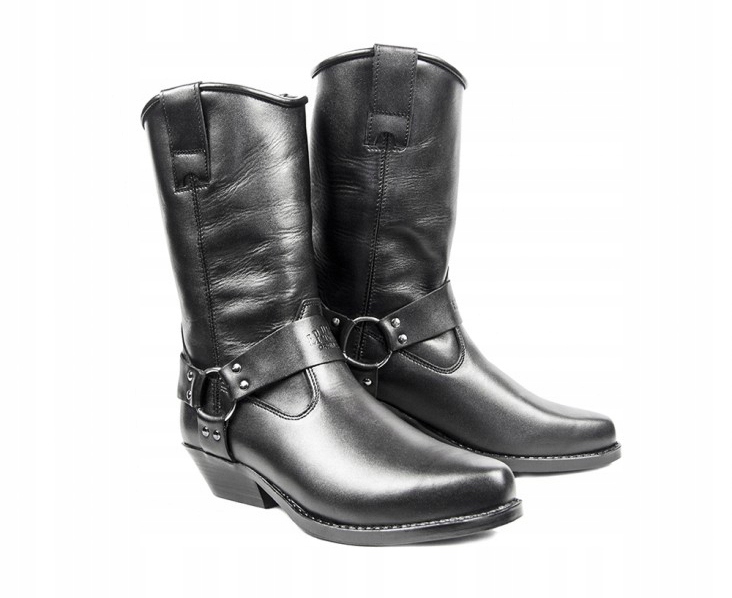 BUTY MOTOCYKLOWE SKÓRZANE RACEBOOTS KOWBOJKI 40