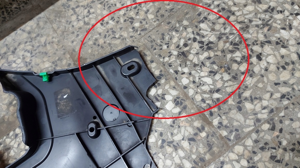 ABSORBER cover below bumper VOLVO XC60 II 21- LIFT