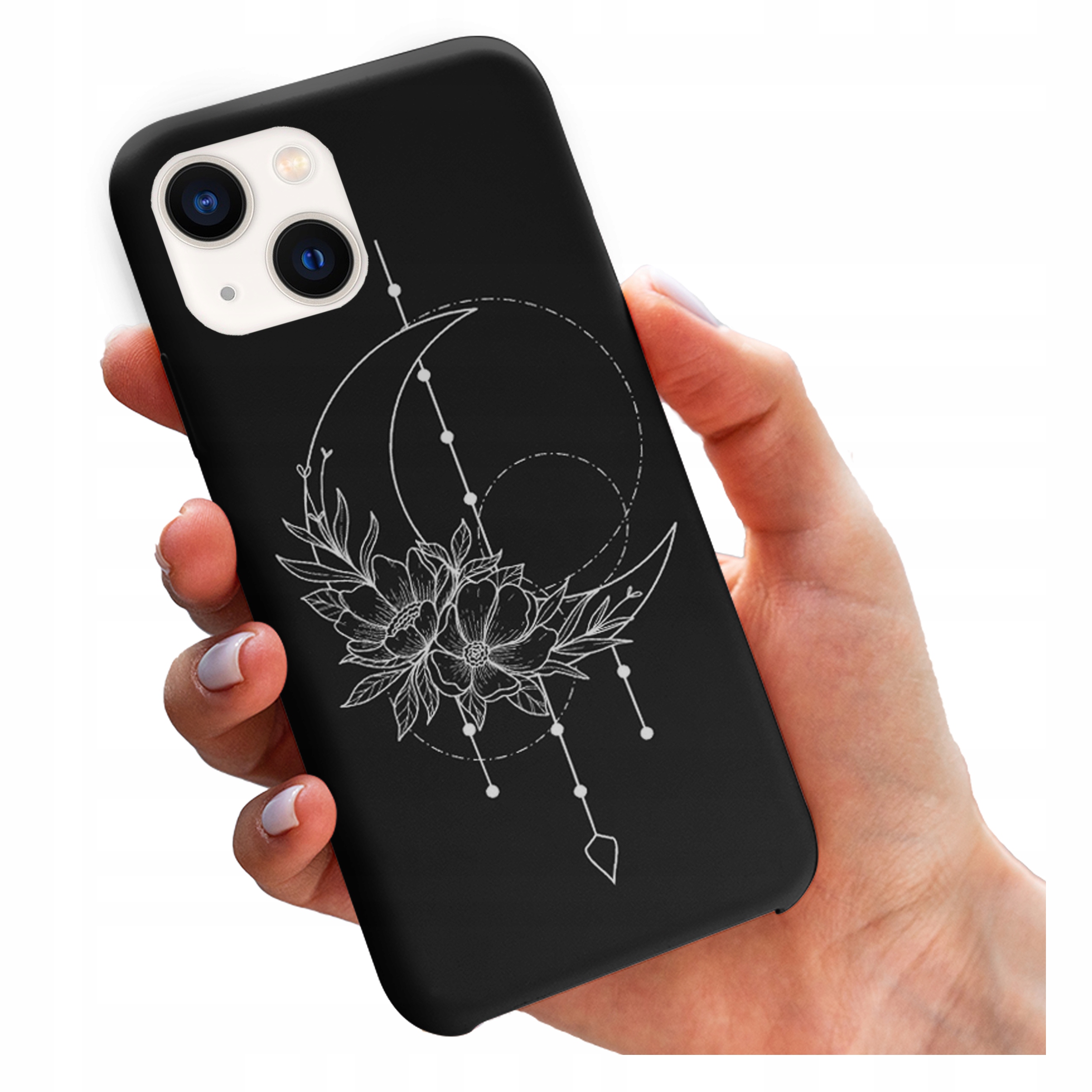 

Etui Matowe do Iphone 13 mini Czarne Szkło
