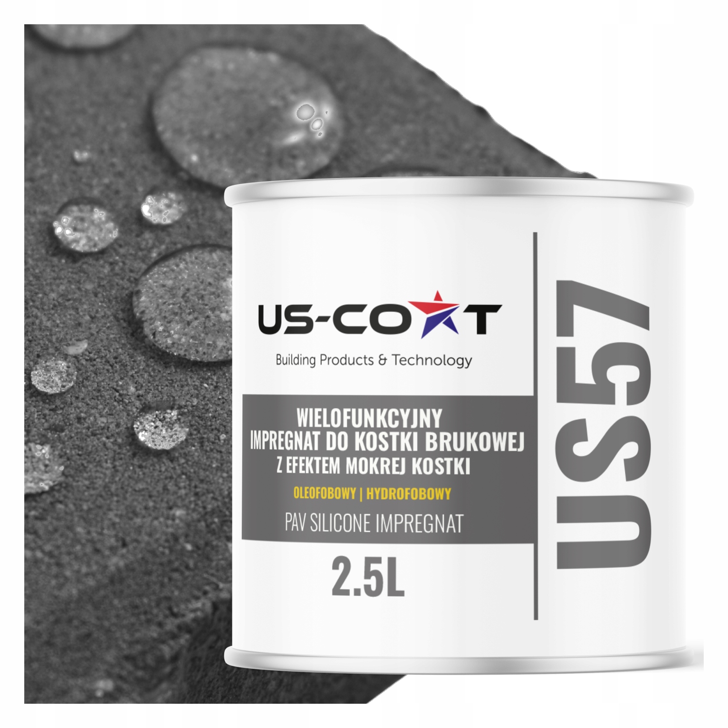 Impregnace Na Kostky Pro Cihlový Slínek Betonu Proti Mastným Skvrnám 2.5 L