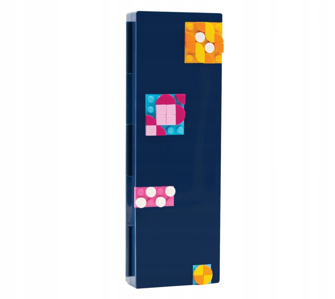 LEGO DOTS PIÓRNIK Z KOLOROWYMI KLOCKAMI I PŁYTKAMI 52799 Kolor niebieski