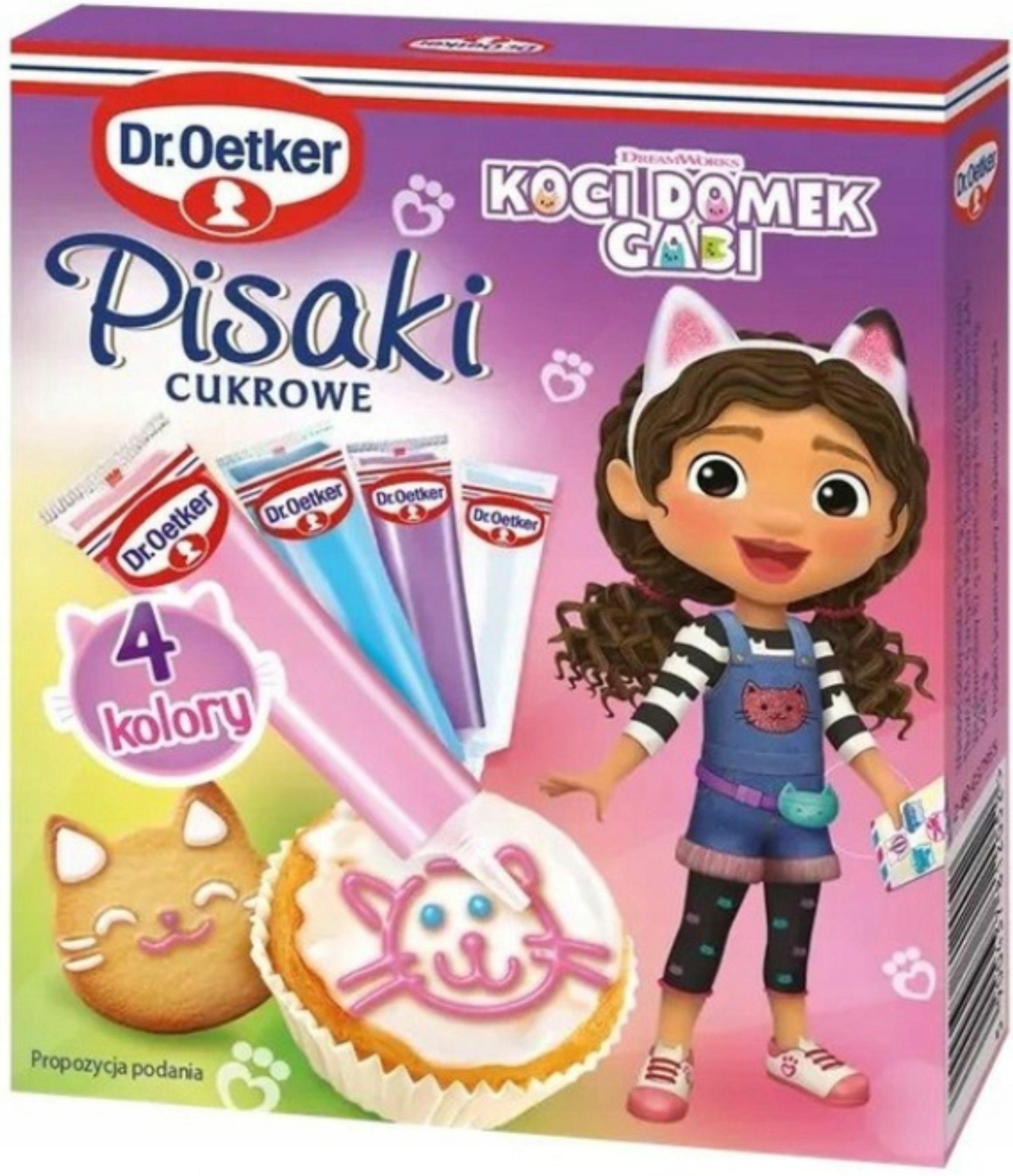 10 Sztuk Dr Oetker Pisaki Cukrowe Koci Domek Gabi 68G Dekoracje