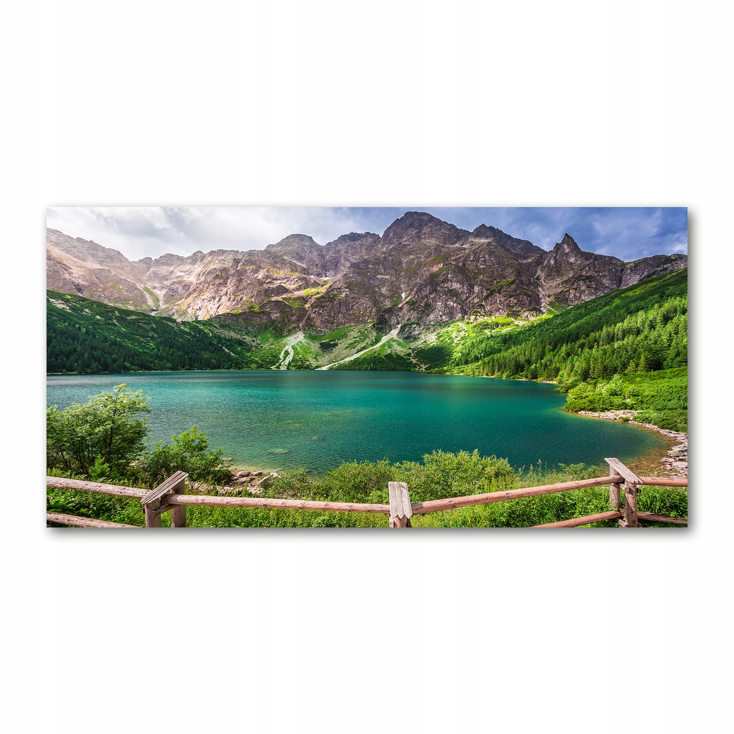 

Foto-obraz akrylowy Morskie oko Tatry 140x70 cm
