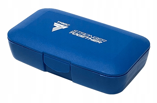 

Trec Pojemny Pillbox Stronger Togerher Niebieski
