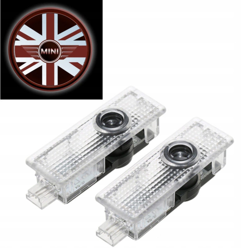 BMW MINI LED LOGÓ Zászló Projektor HD Cooper Clubman R50 R52 R53 R56 ...